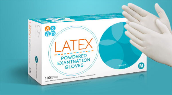 Latex Powdered Gloves